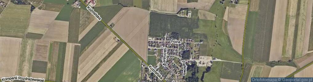 Zdjęcie satelitarne Spokojna ul.