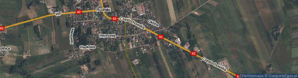 Zdjęcie satelitarne Spokojna ul.