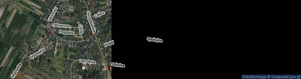 Zdjęcie satelitarne Spokojna ul.