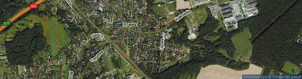Zdjęcie satelitarne Spacerowa ul.