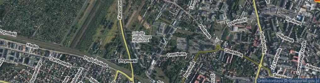 Zdjęcie satelitarne Spokojna ul.
