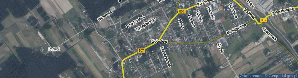 Zdjęcie satelitarne Spokojna ul.