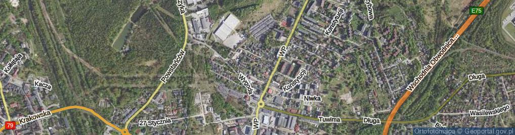 Zdjęcie satelitarne Spytkowskiego Jana ul.