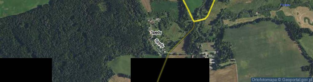 Zdjęcie satelitarne Spędy ul.