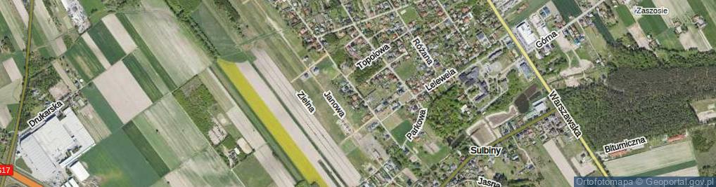 Zdjęcie satelitarne Spokojna ul.