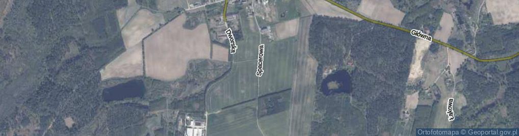 Zdjęcie satelitarne Spacerowa ul.