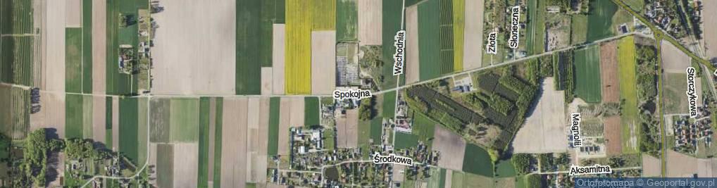 Zdjęcie satelitarne Spokojna ul.