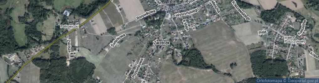 Zdjęcie satelitarne Spokojna ul.