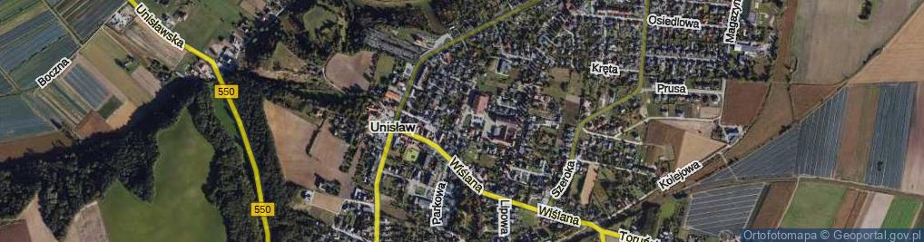 Zdjęcie satelitarne Spokojna ul.