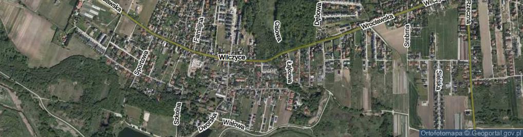 Zdjęcie satelitarne Spokojna ul.