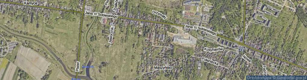 Zdjęcie satelitarne Spokojna ul.