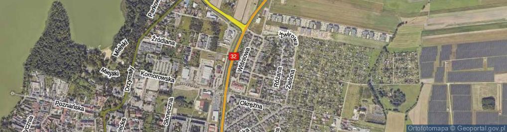 Zdjęcie satelitarne Spacerowa ul.