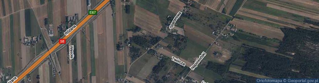 Zdjęcie satelitarne Spacerowa ul.