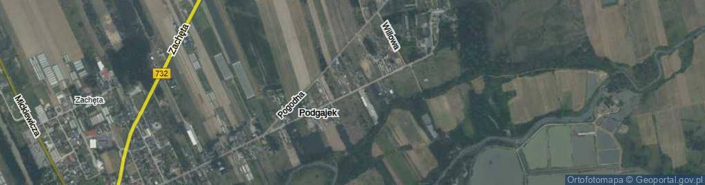 Zdjęcie satelitarne Spacerowa ul.