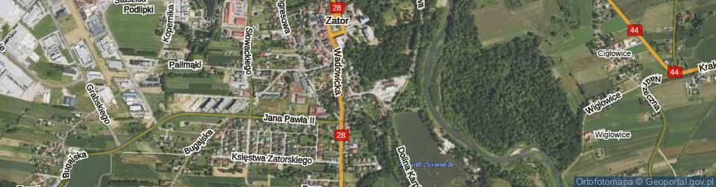 Zdjęcie satelitarne Spadzista ul.