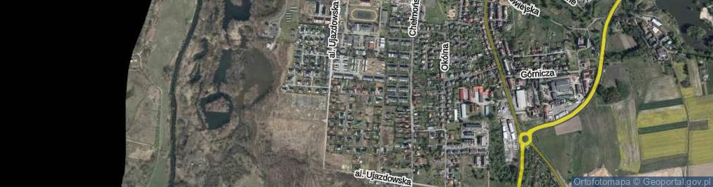 Zdjęcie satelitarne Spokojna ul.