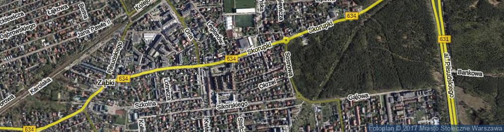 Zdjęcie satelitarne Spacerowa ul.