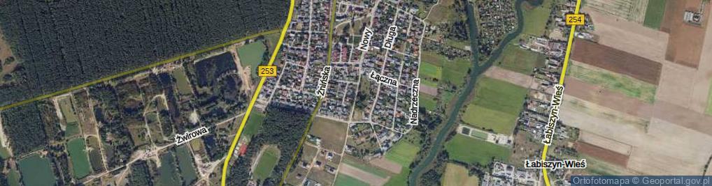 Zdjęcie satelitarne Spokojna ul.