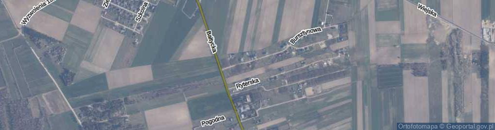 Zdjęcie satelitarne Spokojna ul.