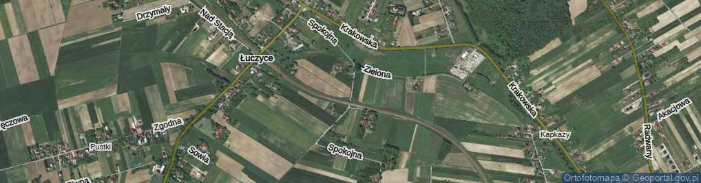 Zdjęcie satelitarne Spokojna ul.