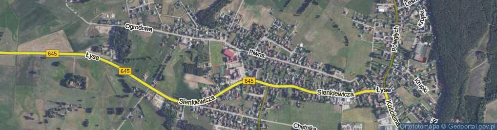 Zdjęcie satelitarne Spokojna ul.