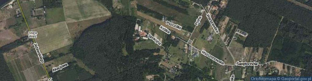 Zdjęcie satelitarne Spokojna ul.