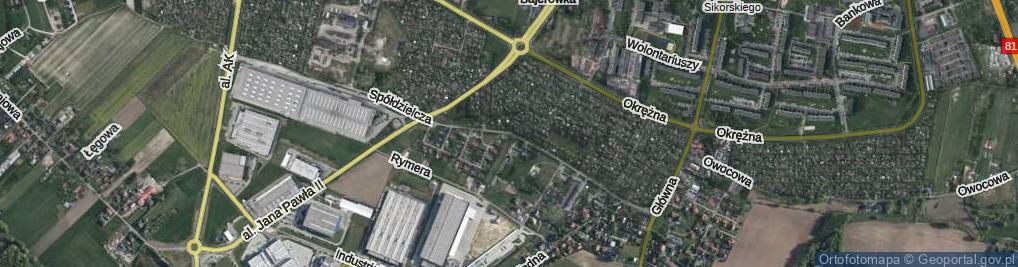 Zdjęcie satelitarne Spółdzielcza ul.