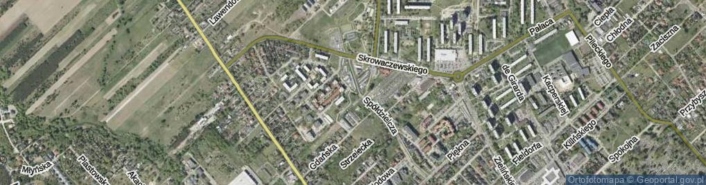 Zdjęcie satelitarne Spółdzielcza ul.