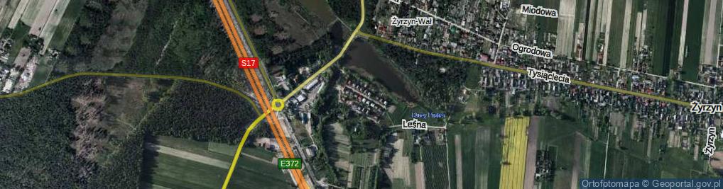 Zdjęcie satelitarne Spacerowa ul.