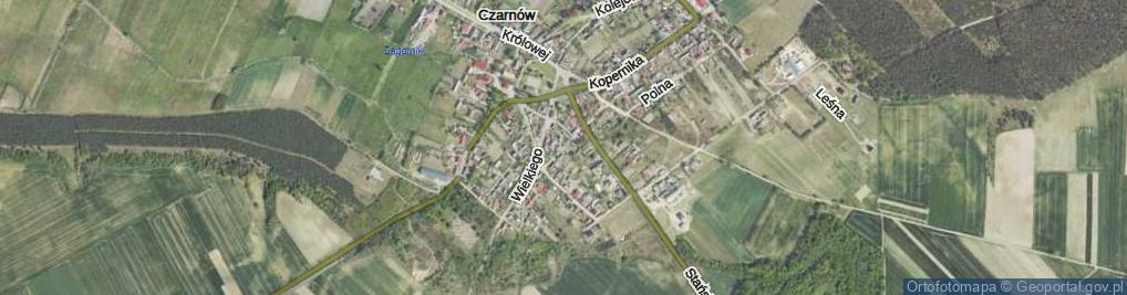 Zdjęcie satelitarne Środkowa ul.