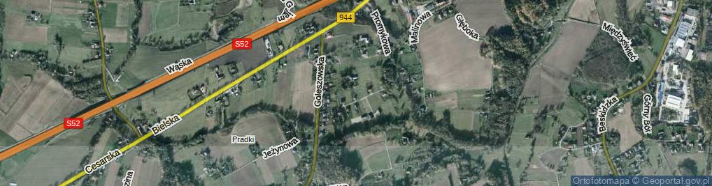 Zdjęcie satelitarne Srebrna ul.