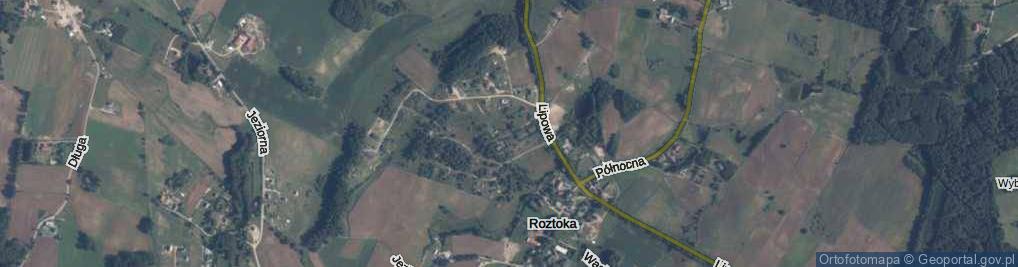 Zdjęcie satelitarne Srebrna ul.