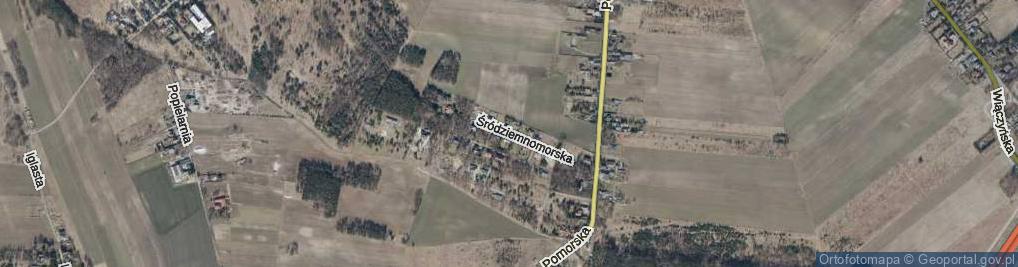 Zdjęcie satelitarne Śródziemnomorska ul.