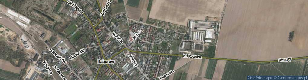 Zdjęcie satelitarne Strażaków ul.
