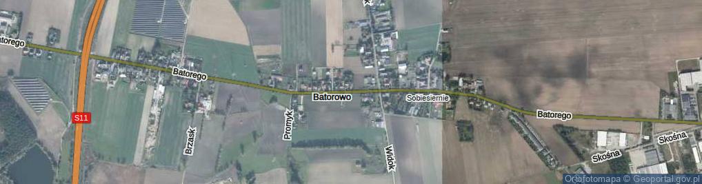 Zdjęcie satelitarne Stefana Batorego ul.