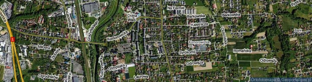 Zdjęcie satelitarne Stażystów ul.