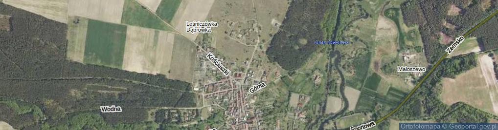 Zdjęcie satelitarne Starodworska ul.