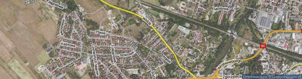 Zdjęcie satelitarne Storczyków ul.