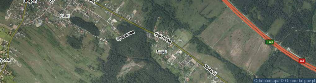 Zdjęcie satelitarne Stawowa ul.