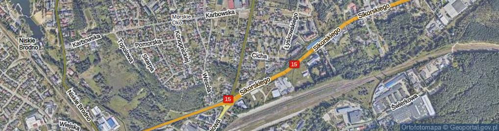 Zdjęcie satelitarne Stokowa ul.