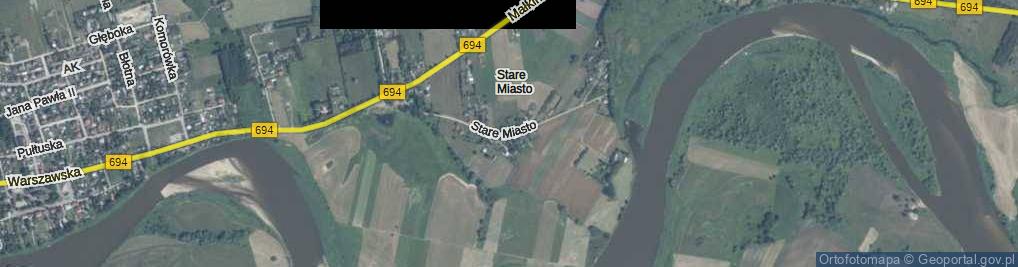 Zdjęcie satelitarne Stare Miasto ul.
