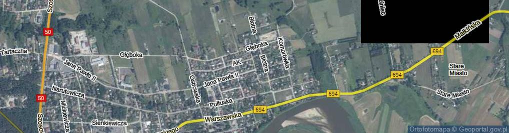 Zdjęcie satelitarne Stodolna ul.