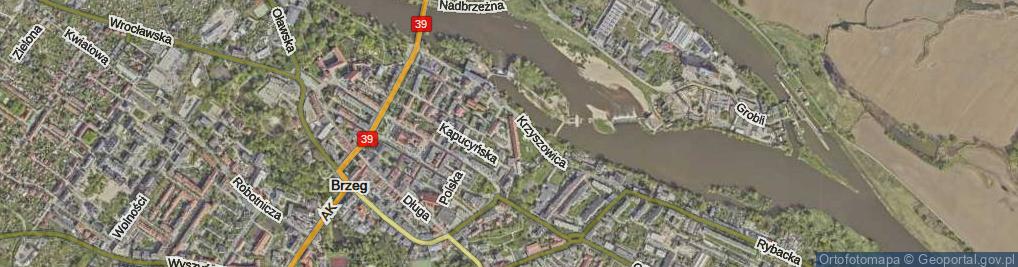 Zdjęcie satelitarne Stare Koszary ul.