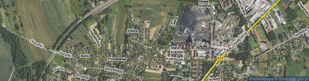 Zdjęcie satelitarne Stefczyka ul.