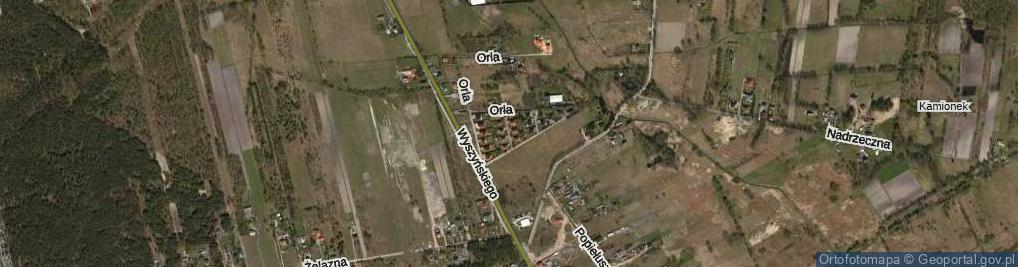 Zdjęcie satelitarne Strusia ul.