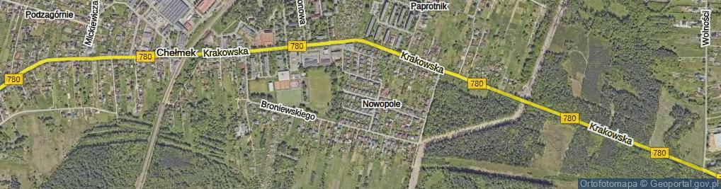 Zdjęcie satelitarne Staffa Leopolda ul.