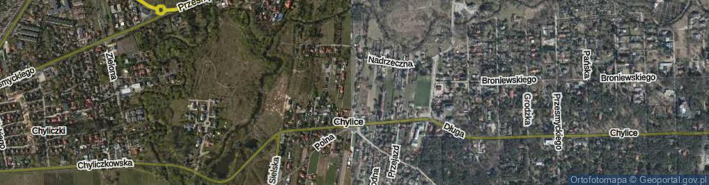 Zdjęcie satelitarne Starorzecze ul.