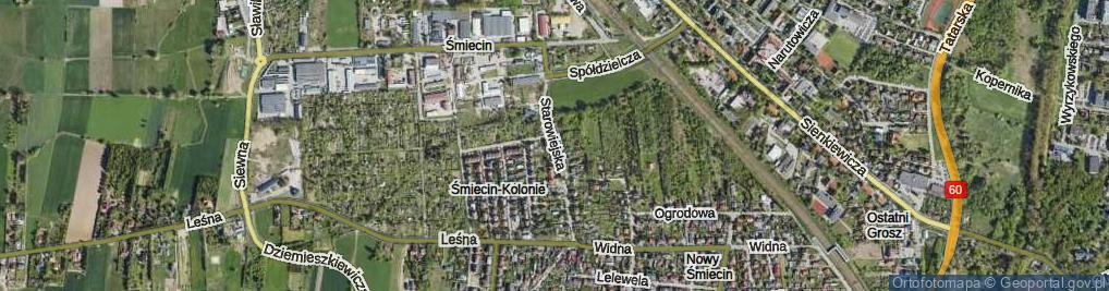 Zdjęcie satelitarne Starowiejska ul.