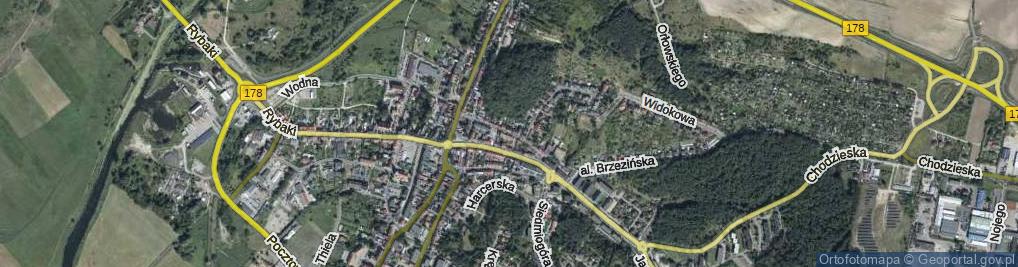 Zdjęcie satelitarne Staromiejska ul.