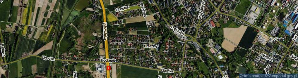 Zdjęcie satelitarne Stawowa ul.